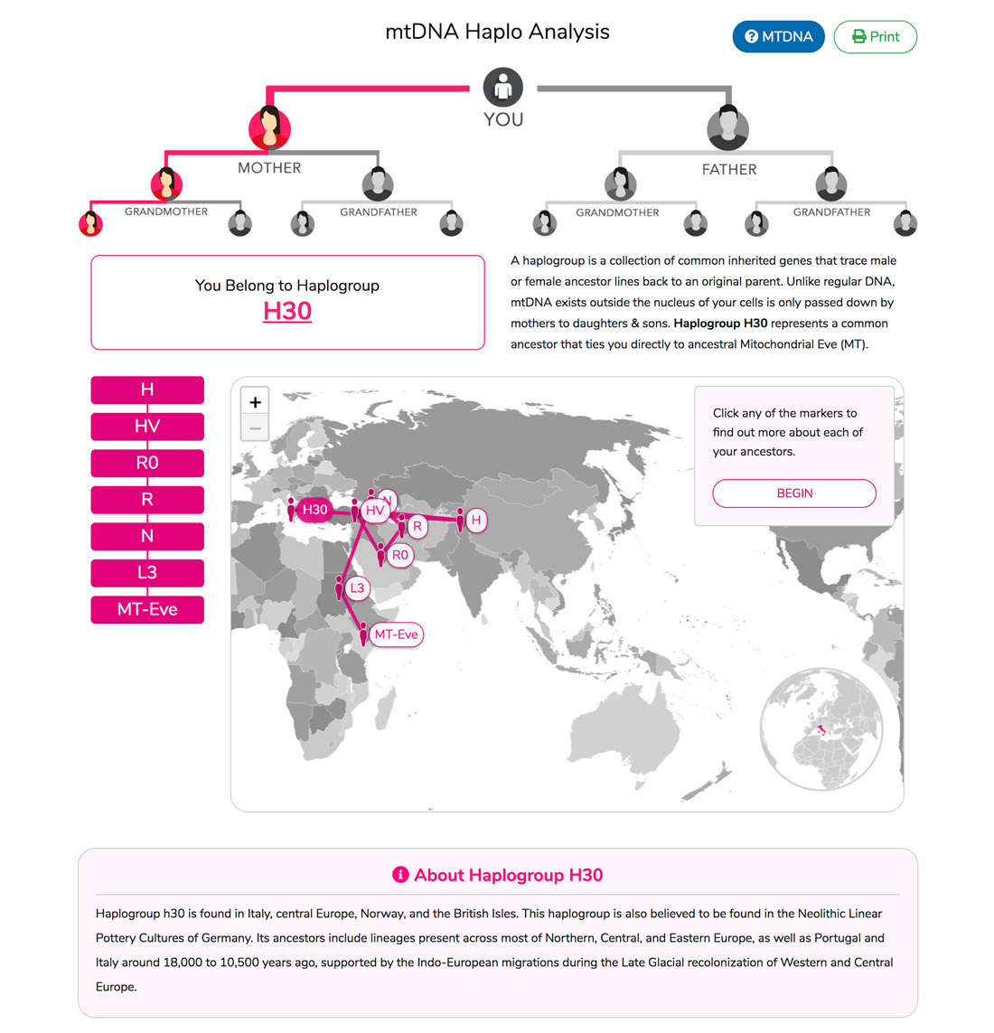 CRI Genetics Mtdna Report