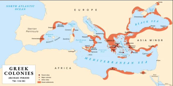 Greek and African DNA in the Mediterranean
